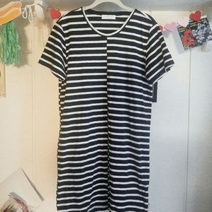 NWOT Everlane Striped T-shirt Dress L